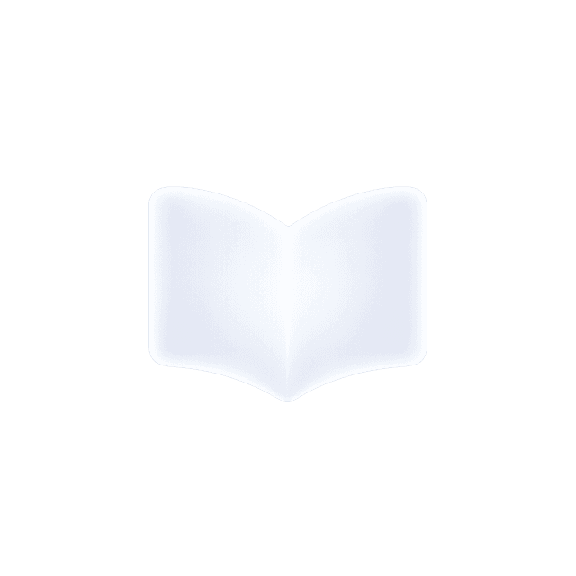 Glowing book symbolizing creative ideas